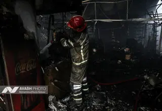 آتش‌سوزی مهیب در مشهد+ جزئیات