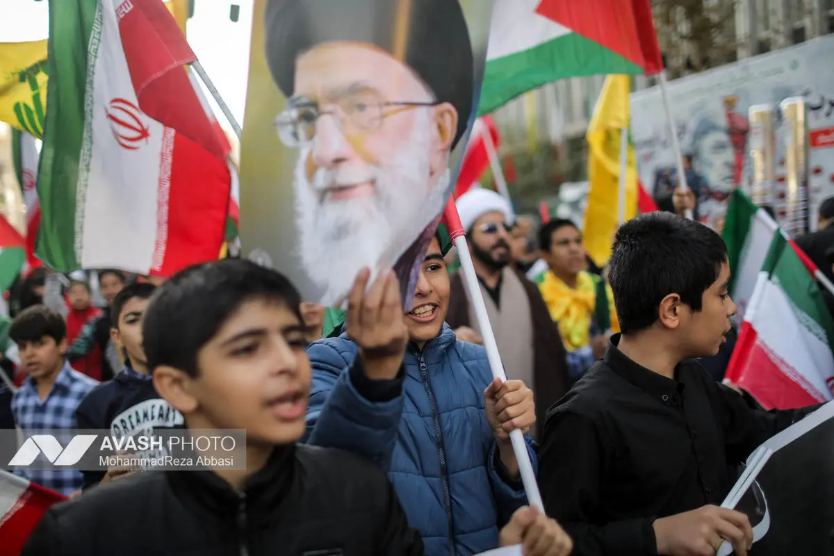 راهپیمایی گرامیداشت روز ۱۳ آبان - تهران