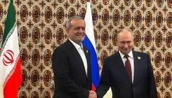 دیدار روسای جمهور ایران و روسیه در عشق آباد