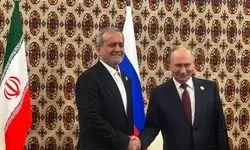 دیدار روسای جمهور ایران و روسیه در عشق آباد