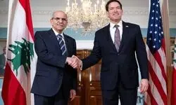دیدار وزیر خارجه آمریکا و نخست‌وزیر لبنان در واشنگتن