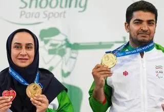طلا و برنز نمایندگان پاراتیرانداز ایران در جهانی صربستان