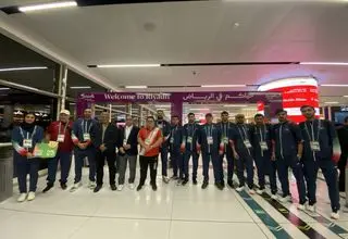 با استقبال کادر سرپرستی؛ تیم‌های ملی دوومیدانی، پارادوومیدانی، ‌شمشیربازی و بسکتبال وارد ریاض شدند 