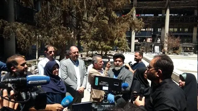 بازدید سخنگوی دولت از ساختمان شیشه‌ای صداوسیما