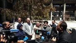 بازدید سخنگوی دولت از ساختمان شیشهای صداوسیما