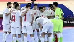 فوتسال ایران بر بام آسیا ایستاد
