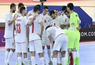فوتسال ایران بر بام آسیا ایستاد
