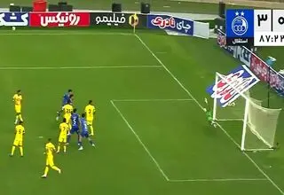 خلاصه بازی فجرسپاسی صفر- استقلال۳ + فیلم
