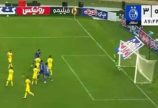 خلاصه بازی فجرسپاسی صفر- استقلال۳ + فیلم