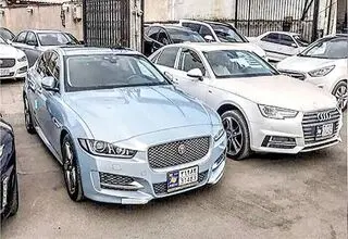 خودروهای مناطق آزاد در ایستگاه تصمیم بهارستان