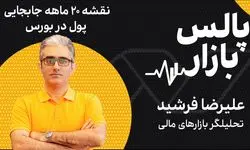 نقشه ۲۰ ماهه جابجایی پول در بورس