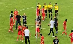 تنش در پایان بازی فولاد و تراکتور