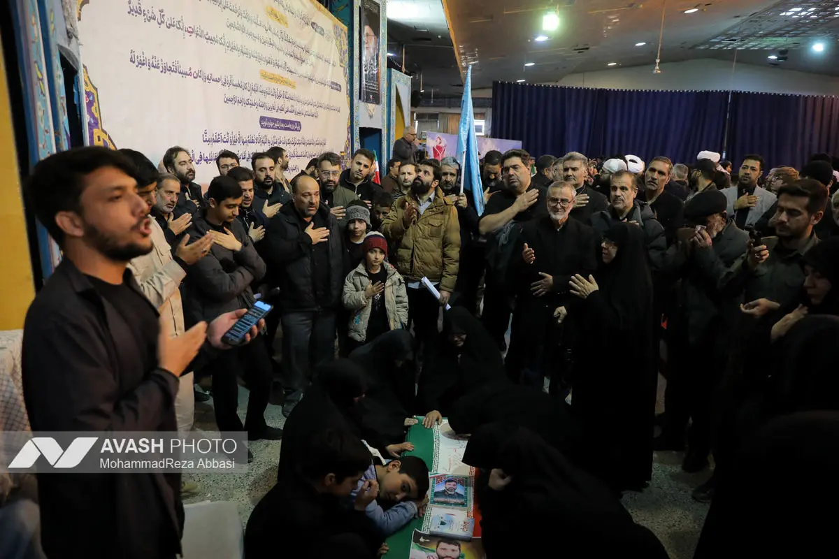 وداع با پیکر شهدای حملات صهیونی-آمریکایی