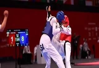 حذف نخستین نماینده تکواندو ایران در روز دوم