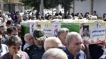 تشییع پیکر جانباز و نماینده سابق ایلام بر دستان مردم
