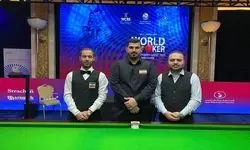 صعود اسنوکربازان ایران به مرحله حذفی مسابقات قهرمانی جهان