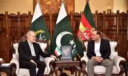 لاریجانی با وزیر دفاع پاکستان دیدار کرد