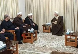 دیدار حجت‌الاسلام‌والمسلمین محمدی گلپایگانی و سیدحسن خمینی با آیت‌الله جوادی آملی