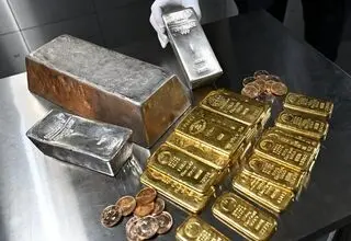 افزایش ۳.۹ درصدی طلا در معاملات روز جمعه 