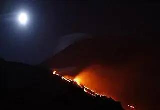 فوران آتشفشان در جنوب غربی ژاپن