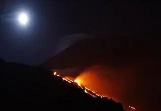فوران آتشفشان در جنوب غربی ژاپن