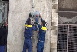 گاز شرکت راه‌آهن قطع شد