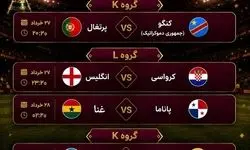 برنامه روز هفتم جام جهانی ۲۰۲۶ + ببینید 