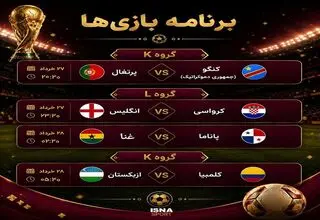 برنامه روز هفتم جام جهانی ۲۰۲۶ + ببینید 