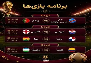 برنامه روز هفتم جام جهانی ۲۰۲۶ + ببینید 