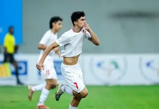 کامبک نوجوانان ایران مقابل فلسطین