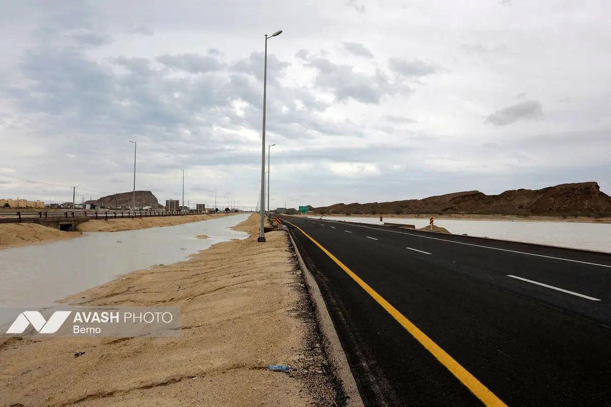 جزیره قشم پس از وقوع سیل