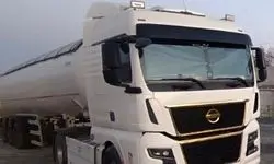 توقیف کامیون حامل قاچاق سوخت