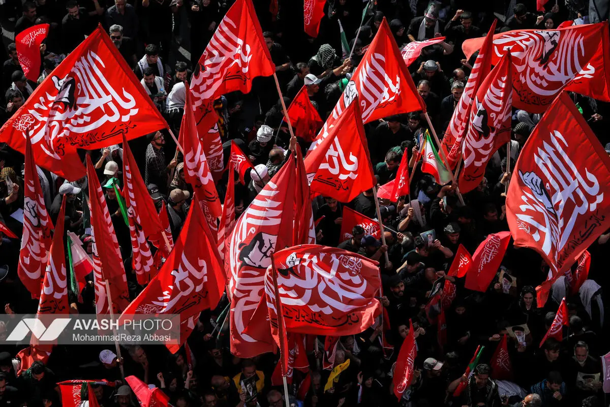 مراسم تشییع پیکر مطهر رهبر شهید انقلاب در تهران - ۲