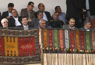 حضور وزیر ورزش و جوانان در مسابقات کشتی با چوخه