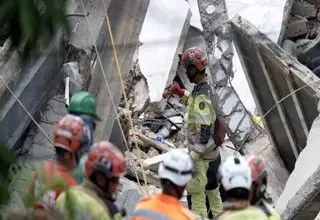 یک خانه سالمندان در برزیل ریزش کرد