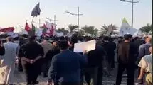 اعتراض علنی عراقی‌ها به تصمیم دولت عراق برای توقف پروازهای ایران