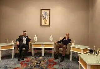 دیدار خسروی وفا با دبیرکل انجمن همبستگی ورزش کشورهای اسلامی 