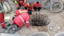 مرگ ۲ کارگر حین حفر چاه آب در مهرشهر کرج