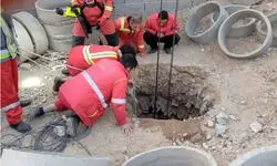 مرگ ۲ کارگر حین حفر چاه آب در مهرشهر کرج