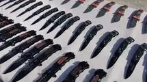 توزیع کننده سلاح سرد در شیراز به دام افتاد