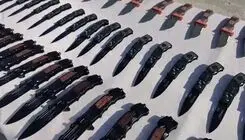 توزیع کننده سلاح سرد در شیراز به دام افتاد