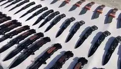 توزیع کننده سلاح سرد در شیراز به دام افتاد