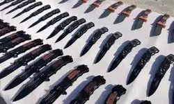 توزیع کننده سلاح سرد در شیراز به دام افتاد