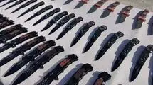 توزیع کننده سلاح سرد در شیراز به دام افتاد