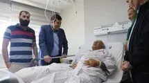 وزیر ورزش از حسن روشن عیادت کرد
