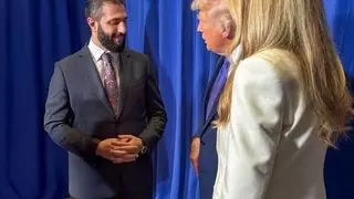 ترامپ و ملانیا میزبان حضور الجولانی شدند