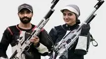 تیم میکس تفنگ ۱۰ متر ایران در رده چهارم آسیا ایستاد