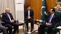 قالیباف با رئیس مجلس سنای پاکستان دیدار کرد