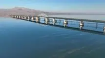 نمایی از دریاچه ارومیه بعد از بارندگی‌های اخیر/ سرزندگی بعد از ۲۰ سال/ فیلم