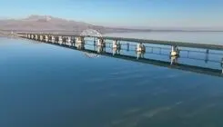 نمایی از دریاچه ارومیه بعد از بارندگی‌های اخیر/ سرزندگی بعد از ۲۰ سال/ فیلم